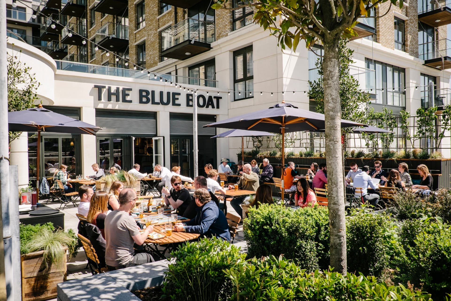 The Blue Boat, Fulham Reach, W6 9GD